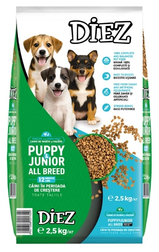 DIEZ Puppy & Junior All Breed (1–12 luni)